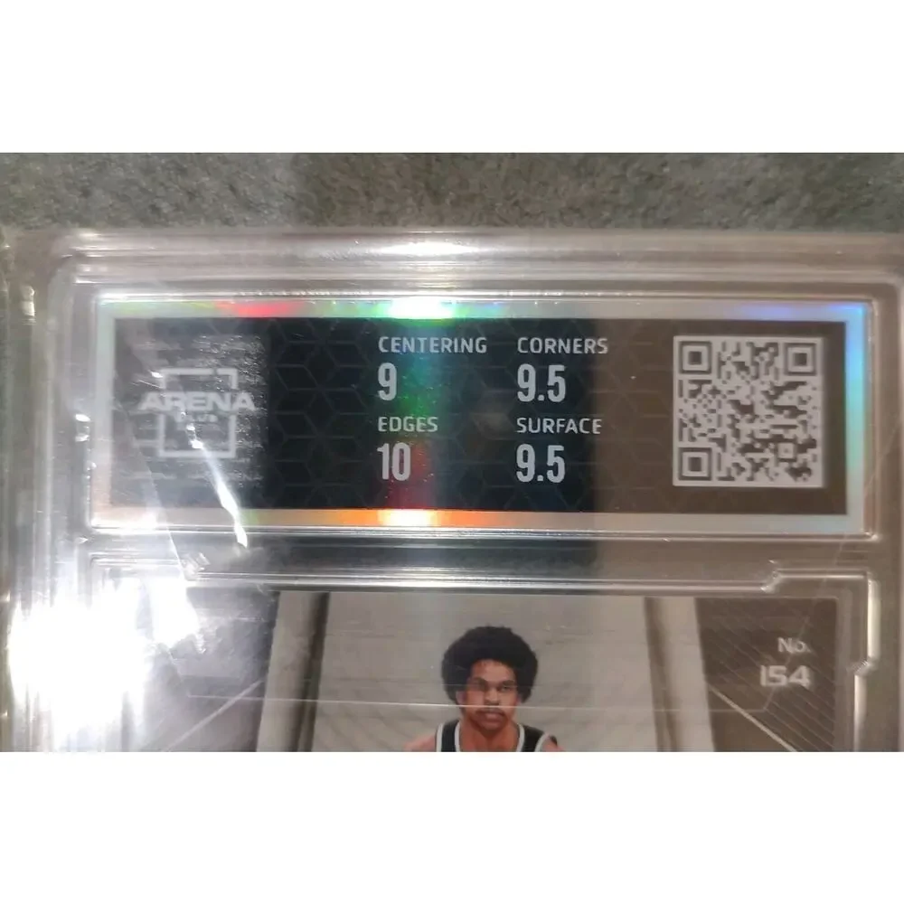 2017-18 Panini Prizm Jarrett Allen Fast Break AUTO Disco SP Rookie #154 9.5/10